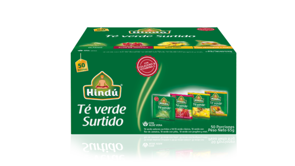 HINDU Te Verde Surtido x50unidades
