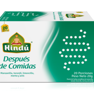 Te HINDU Despues de Comidas x20unidades