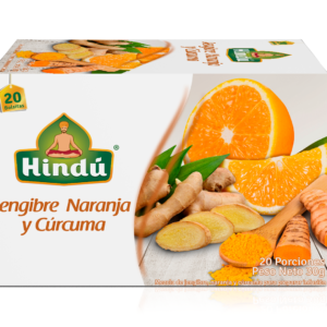 HINDU Jengibre, Naranja y Curcuma x20unidades
