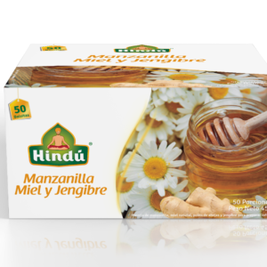 HINDU aromatica Manzanilla Miel y Jengibre X50unidades