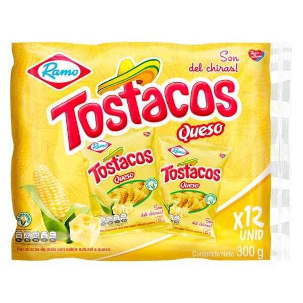Tostacos Sabor a Queso x12 und x25g c-u
