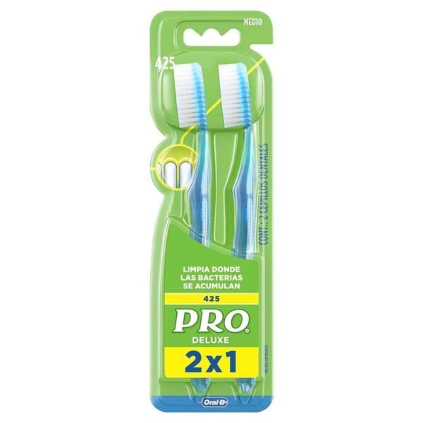 Cepillo Dental Oral-B PRO 425 Deluxe Medio x2und