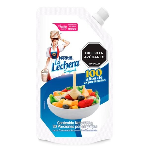 Leche condensada La Lechera bolsa 600gr