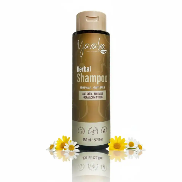Yavalva Shampoo Herbal para cabello Rubio x 450 ml