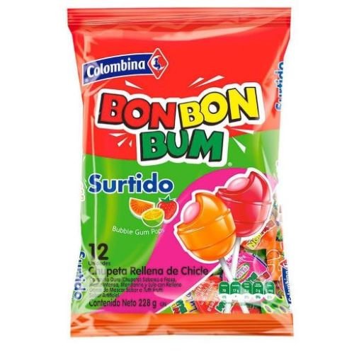BonBonBum Surtido Colombina 12 Unidades Snack
