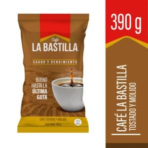 LA BASTILLA Cafe tostado y molido x 390gr