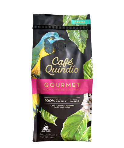 Cafe Quindio Gourmet en grano  x454gr