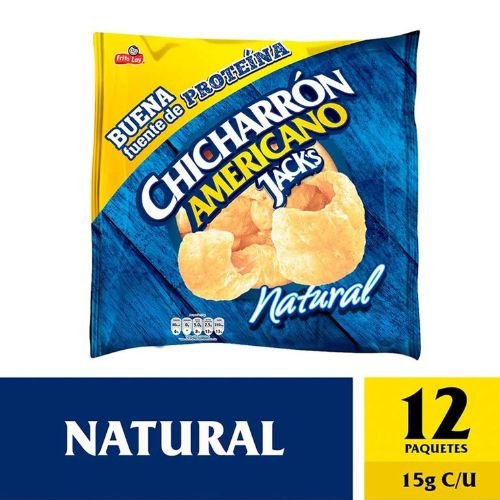 Chicharron Americano Fritolay 12 unidades 180gr Snack