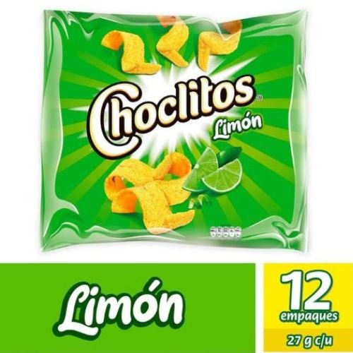Choclitos de Limon 12 unidades 324gr Snack
