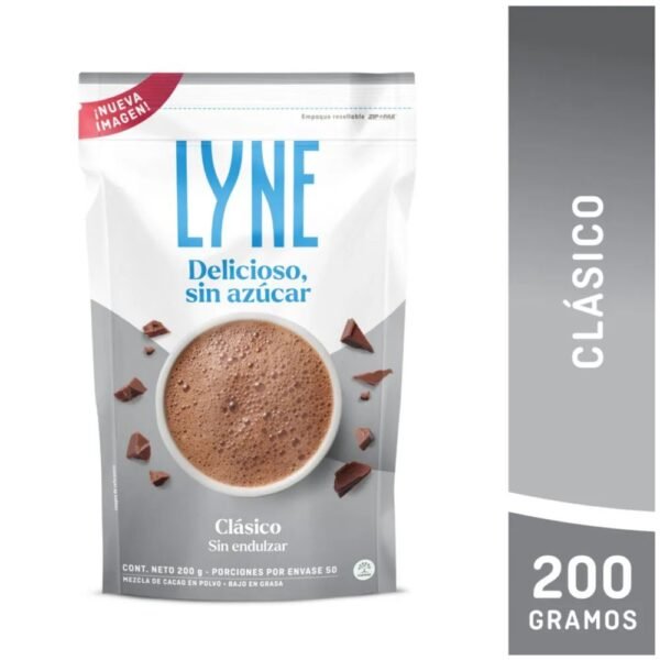 Chocolate Chocolyne Lyne Clasico sin Azucar food 200gr (1 pack)