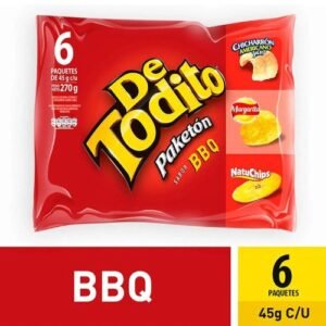 Detodito BBQ 6 Paquetes 270gr Snack