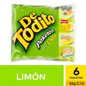 Detodito Limon 6 Paquetes 270gr Snack