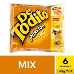 Detodito Mix 6 Paquetes 270gr Snack