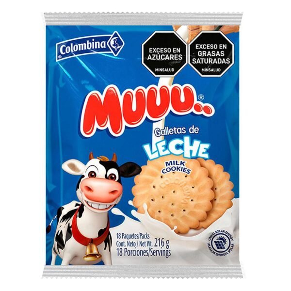 Galletas de Leche MUUU x 18 unid 216g