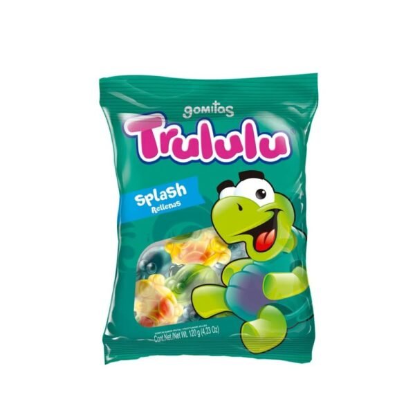Gomitas Trululu Tortugas Rellenas Sabor Frutal 120gr