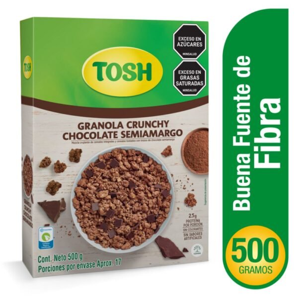 Cereal Tosh De Chocolate semi amargo Nutresa x 500 gr