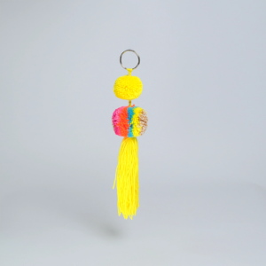 Llavero Sunny Pop con Pompon y Borla H4-03