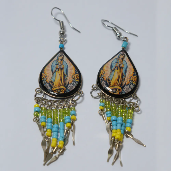 etes Premium Virgen Maria con Chaquiras J6-01