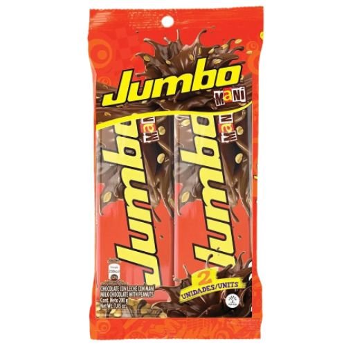 Chocolatina con mani Jumbo 180g (2 pack) Snack