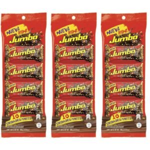 Chocolatina con mani Jumbo mini x 10 unid (3 pack) Snack