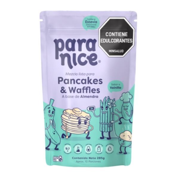 Mezcla de pancakes waffles almendra vainilla Para Nice x285g (1 pack)