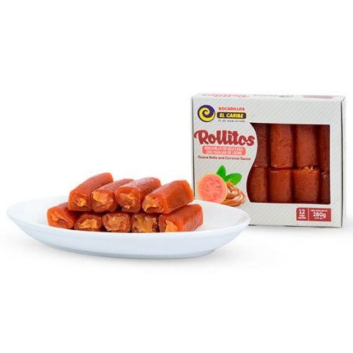 Rollitos de Bocadillo con Arequipe El caribe 12 Unidades Snack