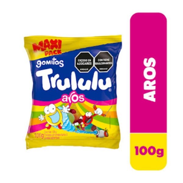 Trululu Gomitas Aros sabor frutal x 100g