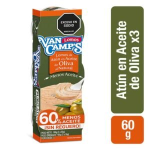 ATUN VANCAMPS 3U 60G LOMOS EN ACEITE DE OLIVA ( 180G )