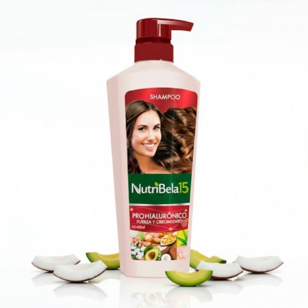 Nutribela 15 Shampoo Pro Hialuronico x 400 ml