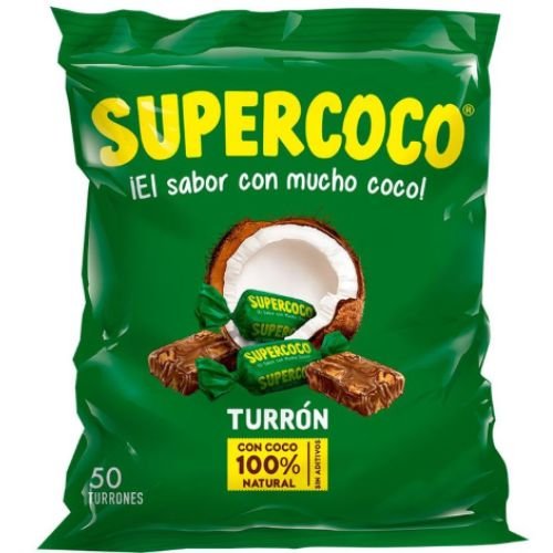 Turron Supercoco - 250g x 50 unid Snack