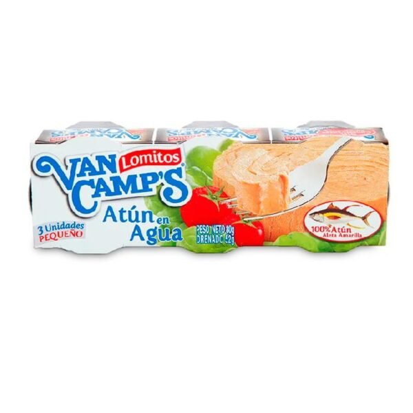 ATUN VANCAMPS AGUA 3unidades x80G