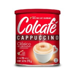 Colcafe Cafe cappuccino sabor natural clasico x270gr