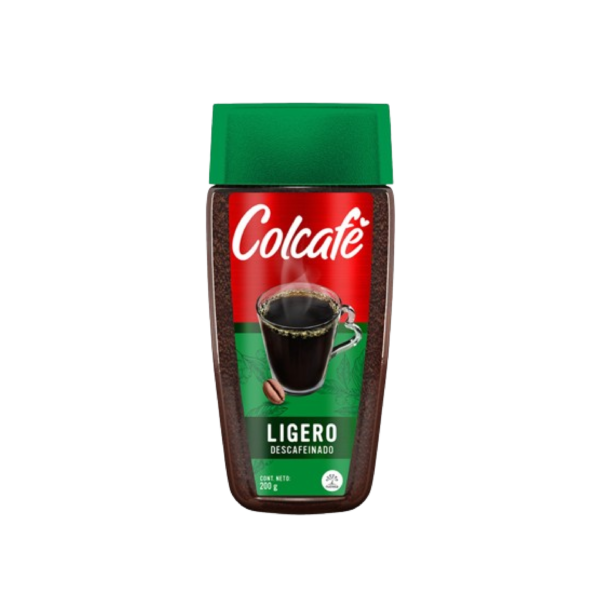 Colcafe cafe descafeinado ligero x200gr