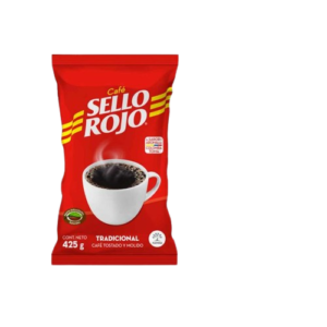 Sello rojo cafe tradicional bolsa x425gr