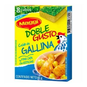 CALDO MAGGI DOBLE GUSTO GALLINA x8unidades