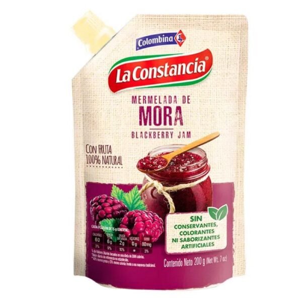 LA CONSTANCIA MERMELADA SABOR MORA x200G