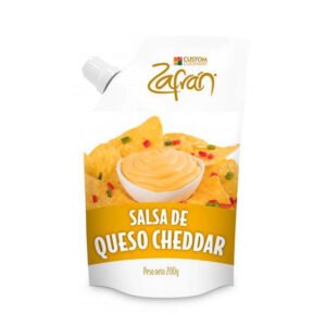 Zafran salsa queso cheddar x200gr